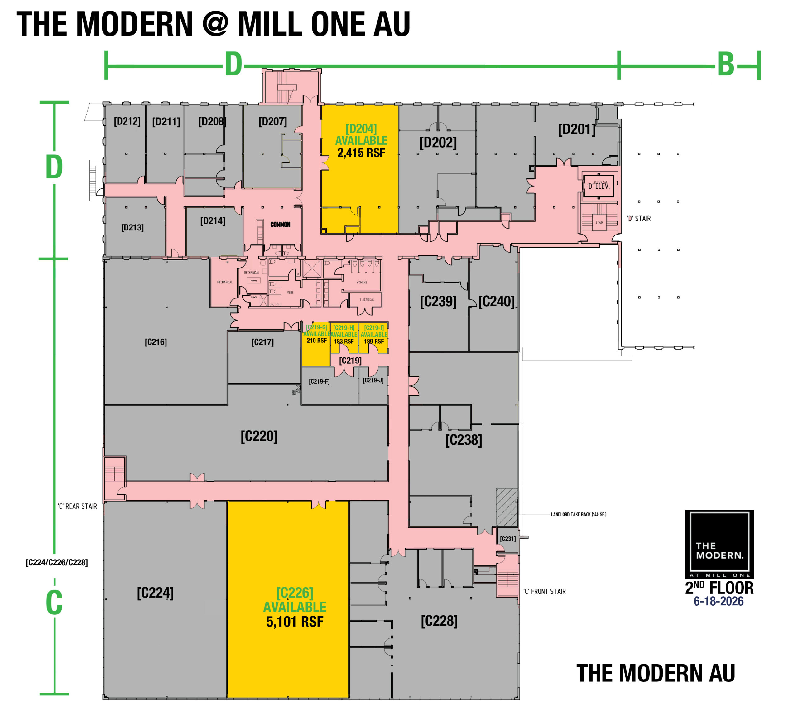 1_AU_FLOOR_2-6-18-26 Mill One - floor plan